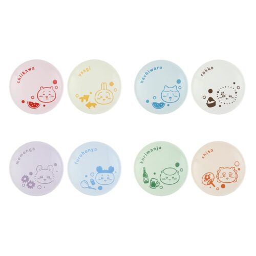 そうめんに欠かせない薬味をのせるのにピッタリの豆皿は、撥水加工のちいかわたちがおしゃれなデザイン